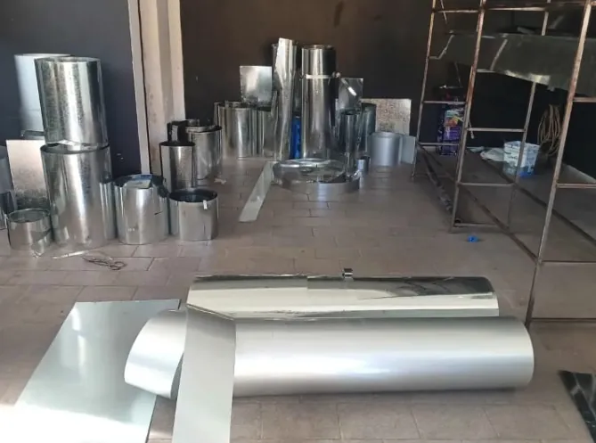 Bobinas e peças de chapa